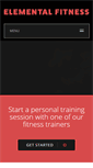 Mobile Screenshot of elemental-fitness.com